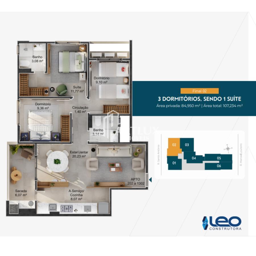 Apartamento à venda com 2 quartos, 73m² - Foto 13