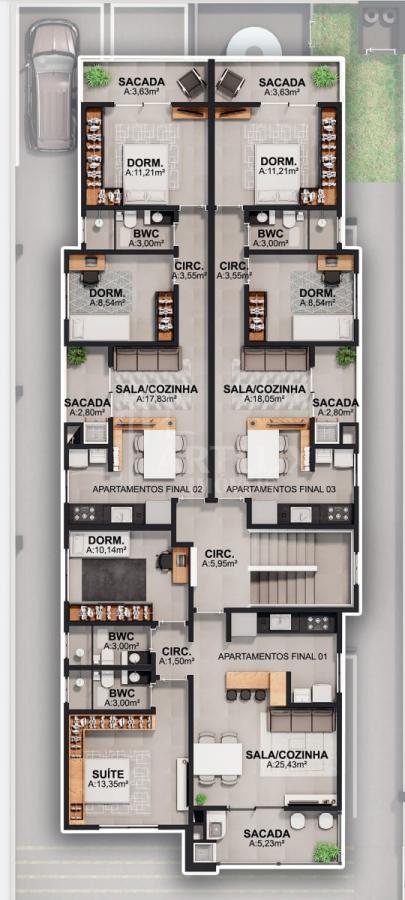 Apartamento à venda com 2 quartos - Foto 11