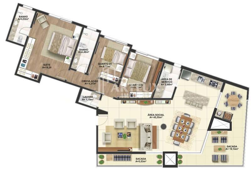 Apartamento à venda com 3 quartos, 108m² - Foto 27