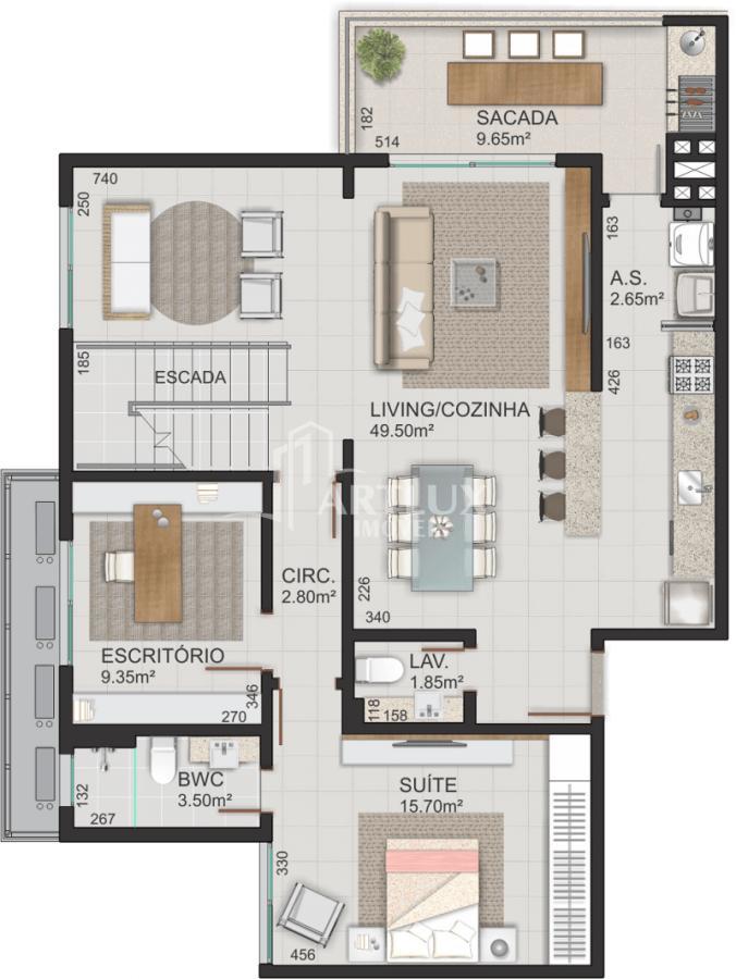 Apartamento à venda com 2 quartos, 95m² - Foto 12