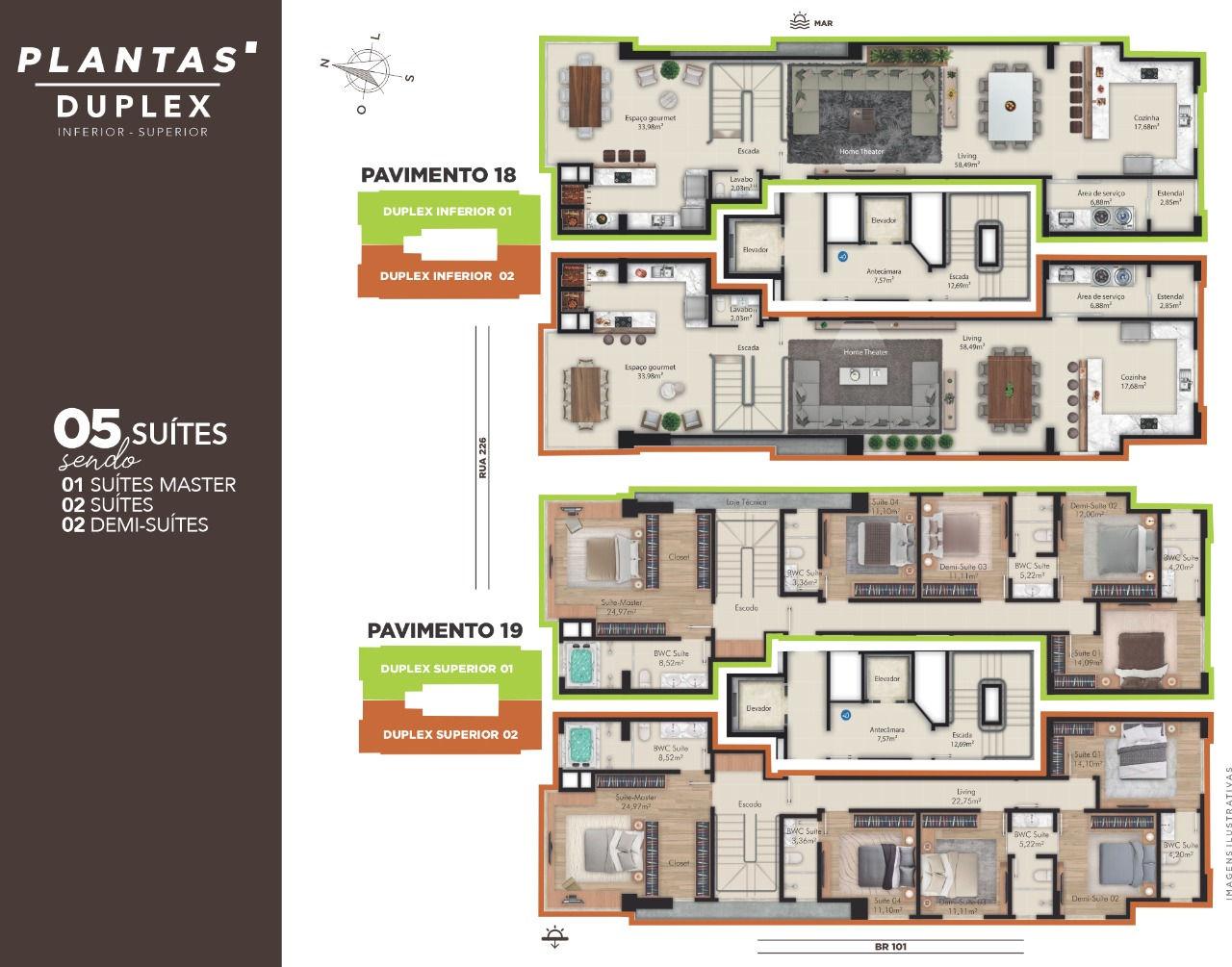 Apartamento à venda com 4 quartos, 140m² - Foto 24