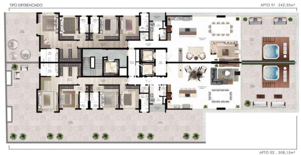 Apartamento à venda com 4 quartos, 229m² - Foto 11