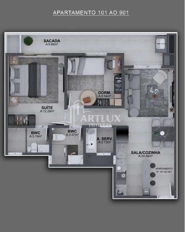 Apartamento à venda com 3 quartos, 91m² - Foto 23