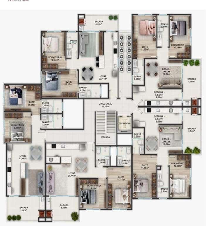 Apartamento à venda com 2 quartos, 65m² - Foto 2