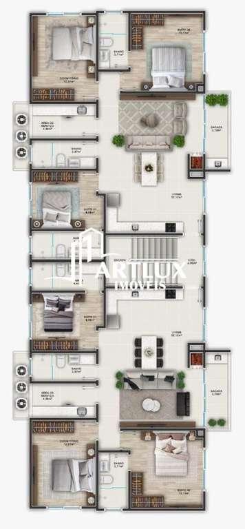 Apartamento à venda com 2 quartos, 65m² - Foto 4