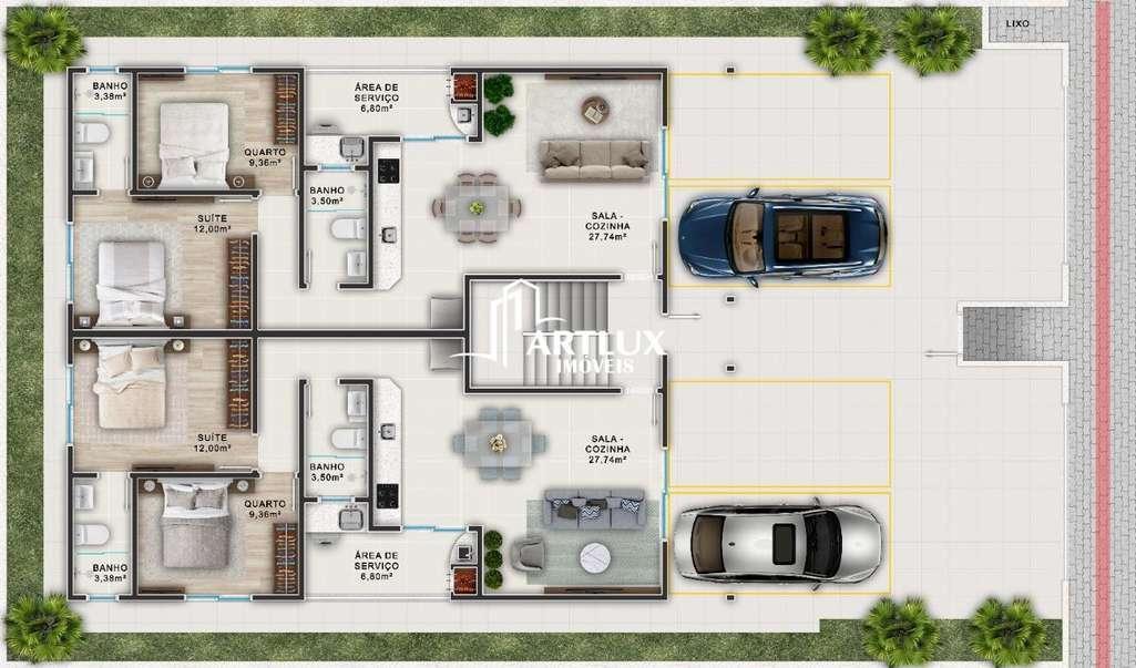 Apartamento à venda com 2 quartos, 74m² - Foto 2