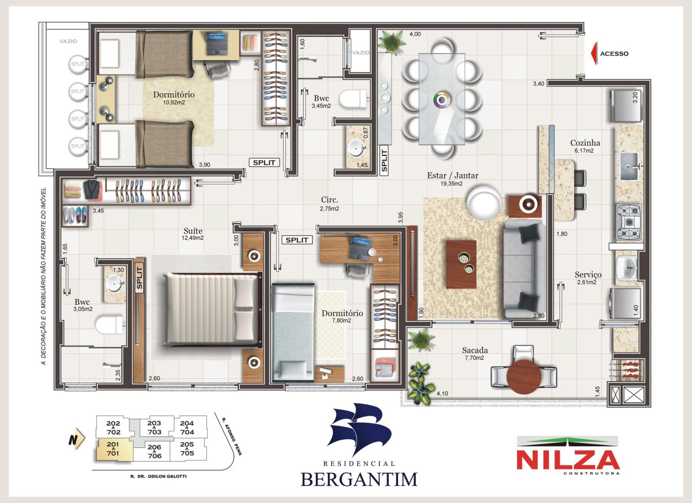 Apartamento à venda com 2 quartos, 68m² - Foto 37